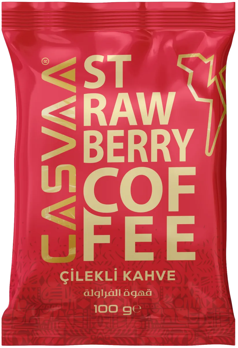 Çilekli Kahve - 100Gr
